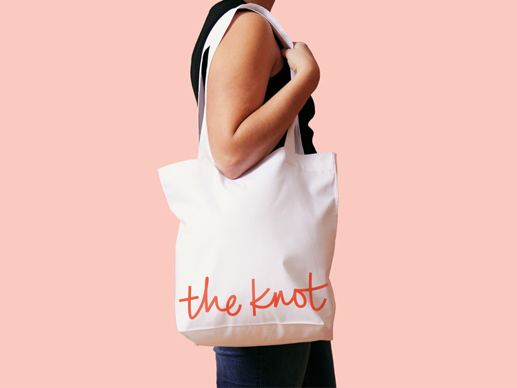 TheKnot婚禮策劃服務公司品牌形象升級改造案例,方案涉及廣告語和logo設計
