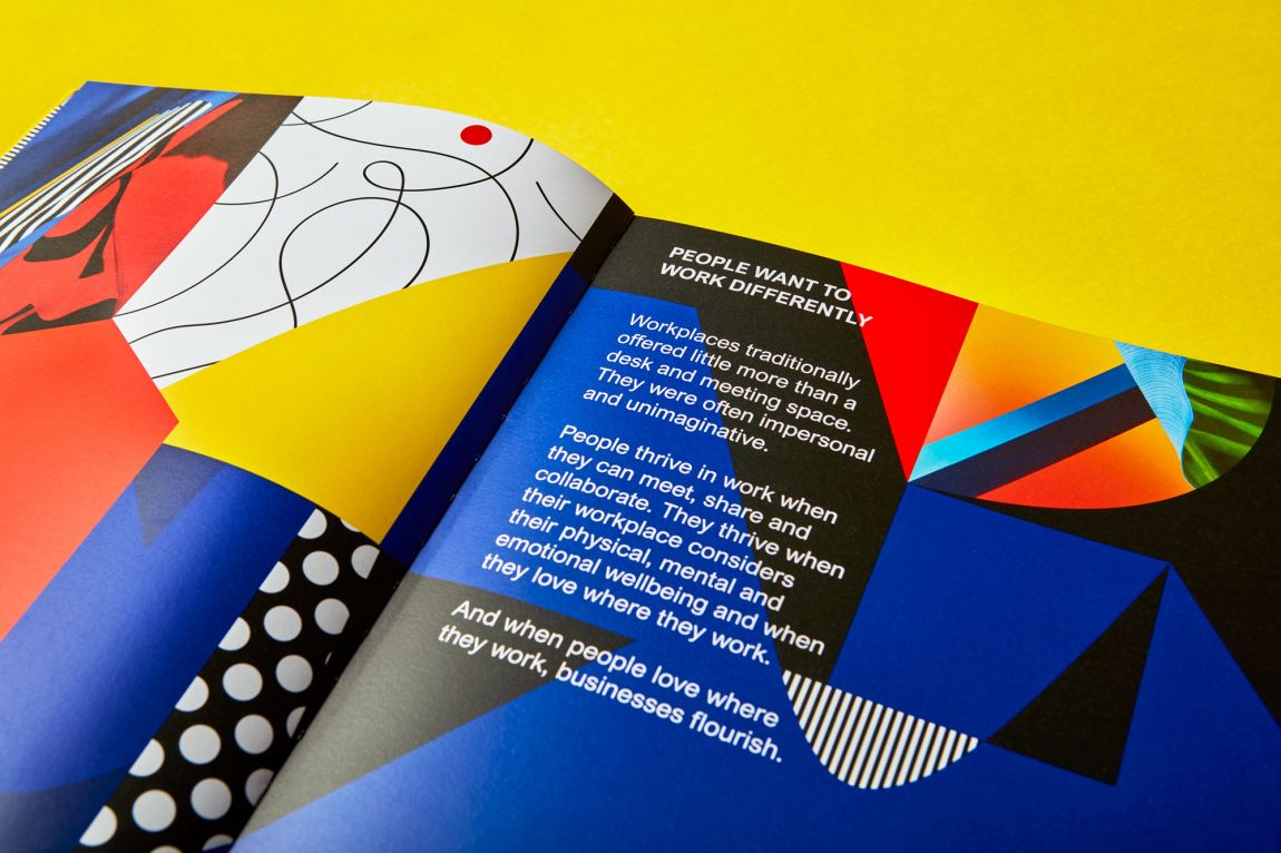 共享聯合辦公空間Meme品牌空間形象設計方向，多彩原創形象設計