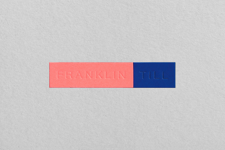 FranklinTill用顏色條塑造全新品牌形象設計，簡約大氣
