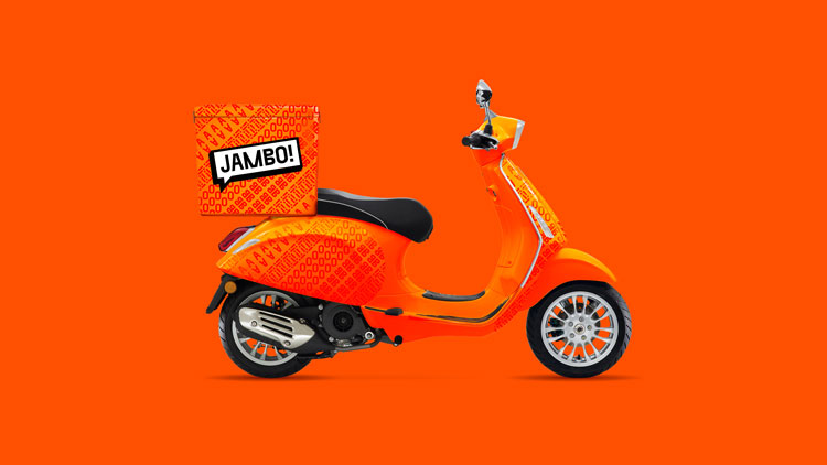倫敦Jambo餐飲外賣初創(chuàng)企業(yè)“對(duì)話式”品牌形象塑造,logo設(shè)計(jì)